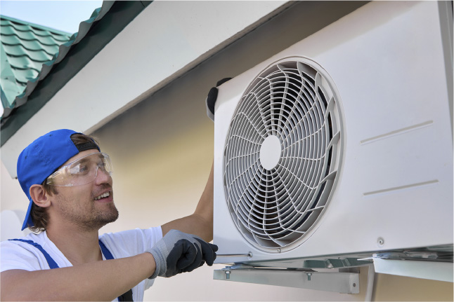 Installation d'une pompe à chaleur air air